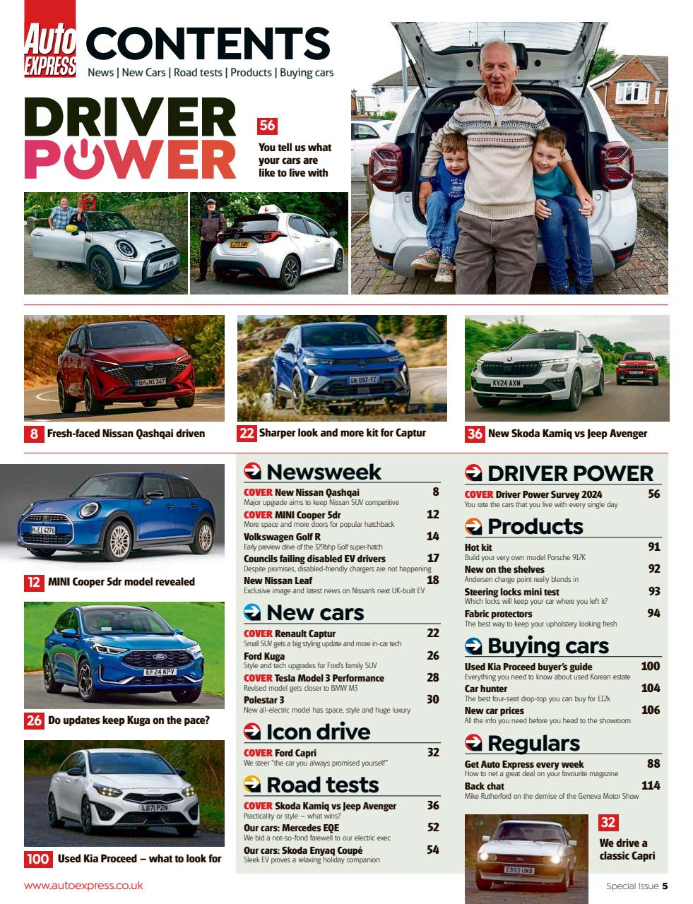 Auto Express Preview Pages