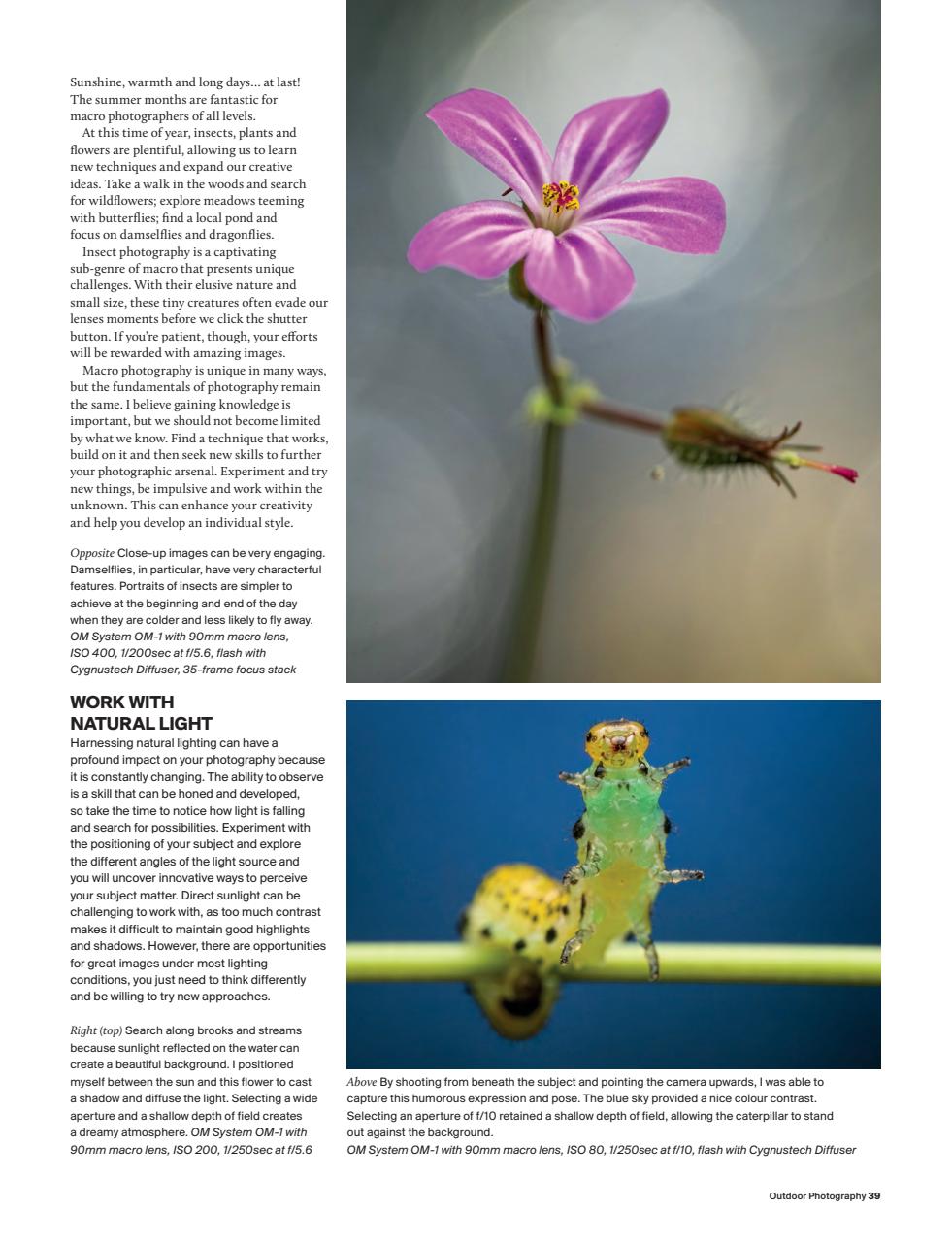 Outdoor Photography Preview Pages