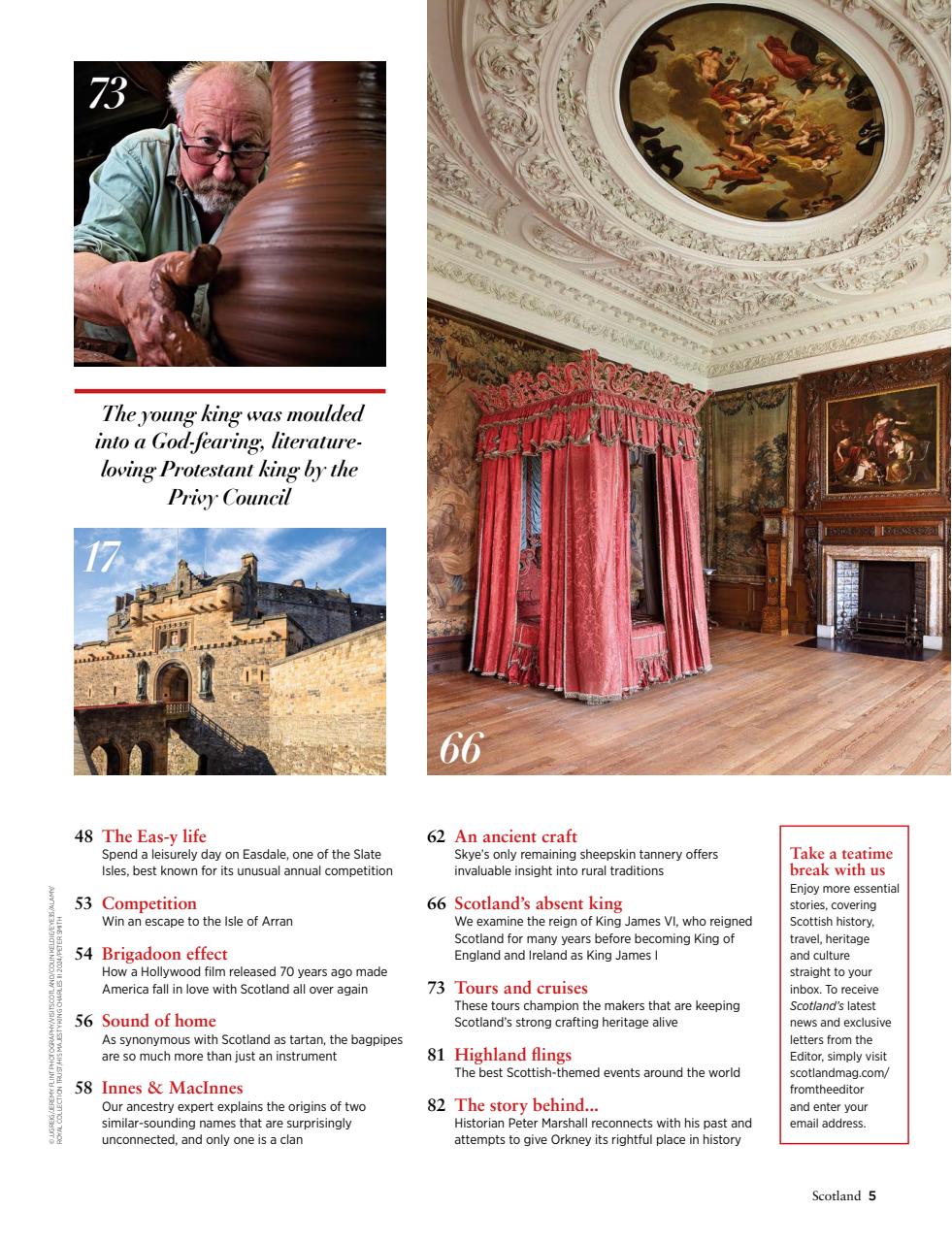 Scotland Magazine Preview Pages