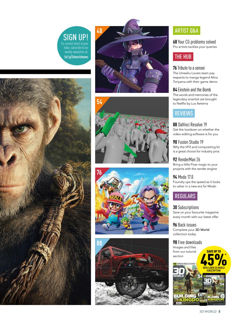 3D World Preview Pages