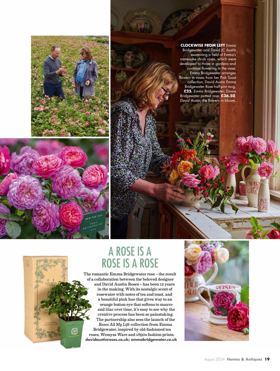 Homes & Antiques Magazine Preview Pages