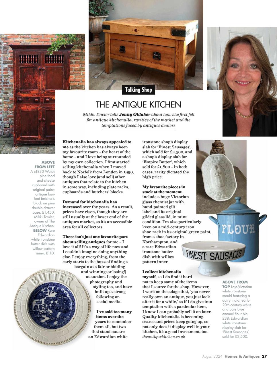 Homes & Antiques Magazine Preview Pages