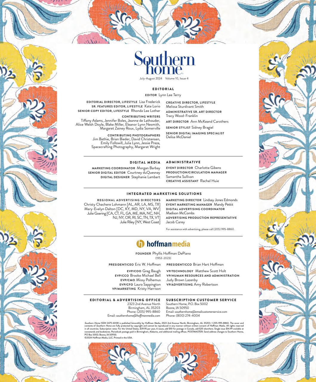 Southern Home Preview Pages