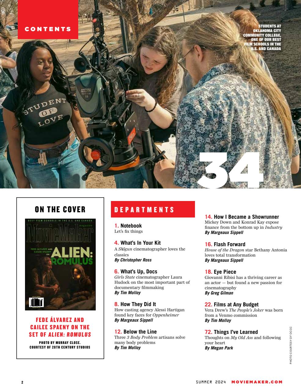 MovieMaker Magazine Preview Pages
