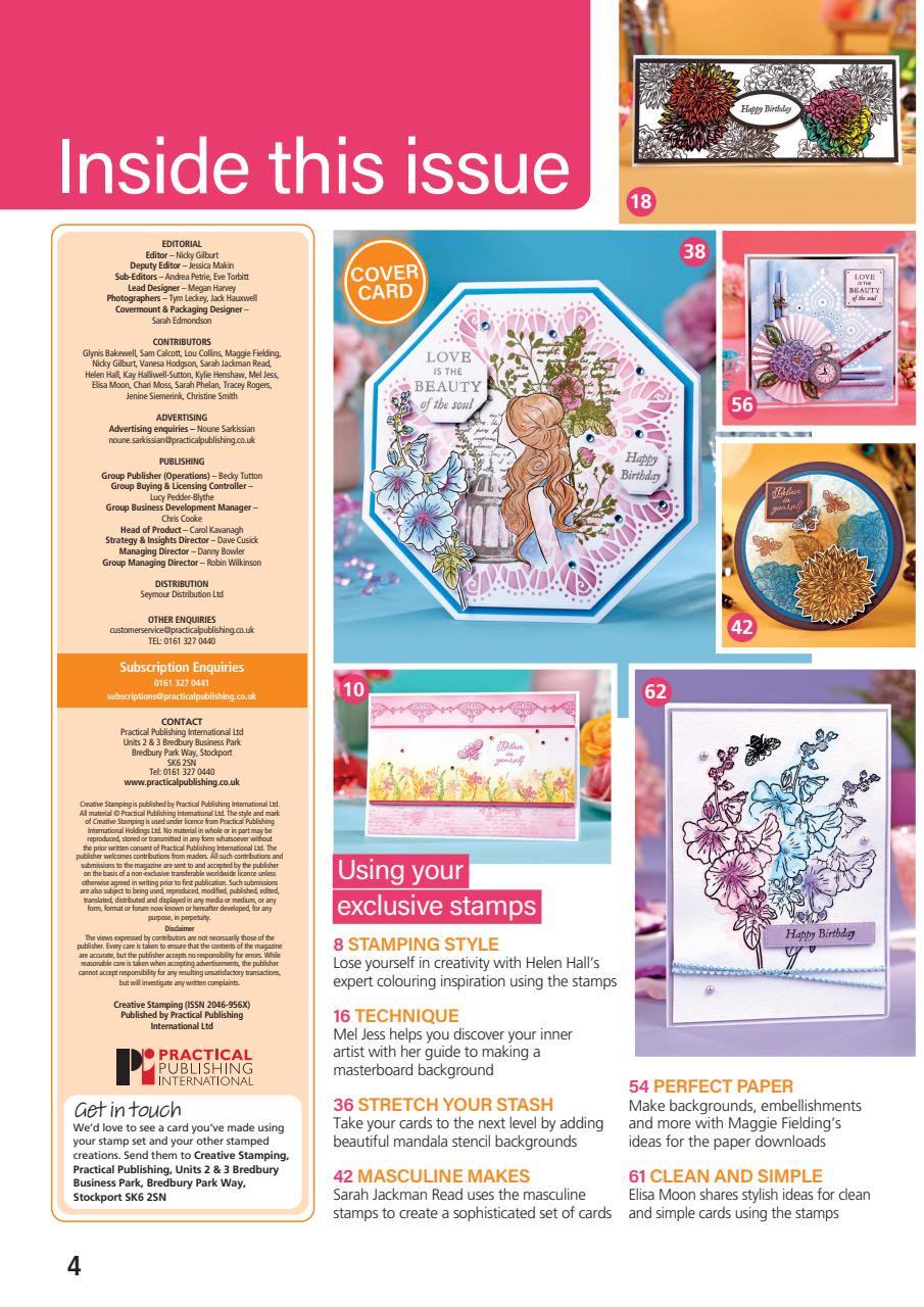 Creative Stamping Preview Pages