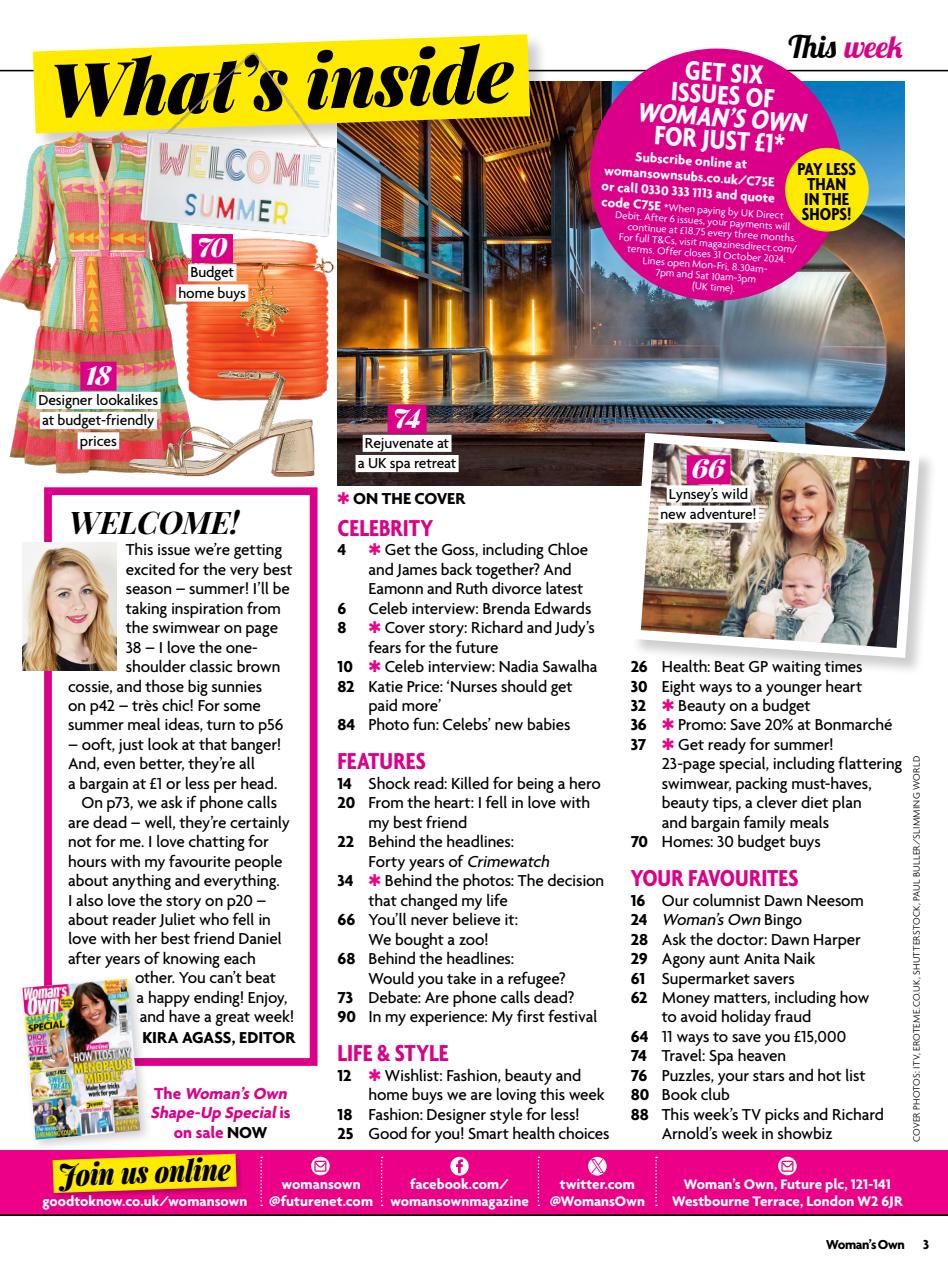 Woman's Own Preview Pages