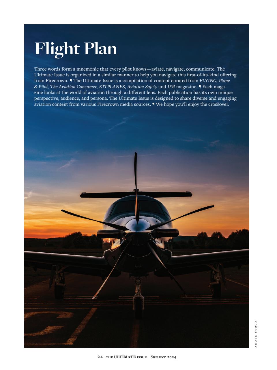 FLYING Magazine Preview Pages