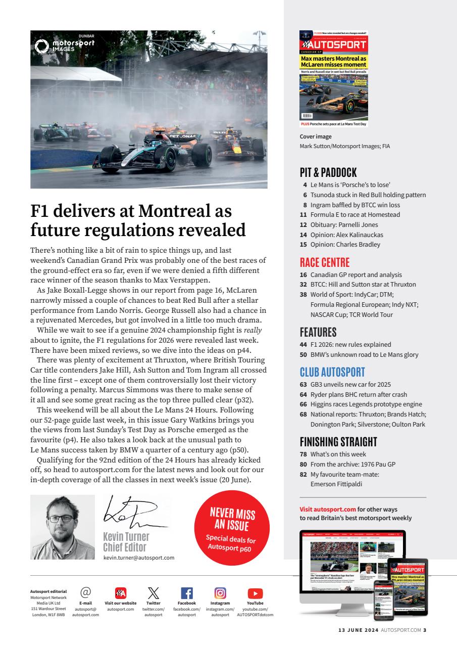 Autosport Preview Pages