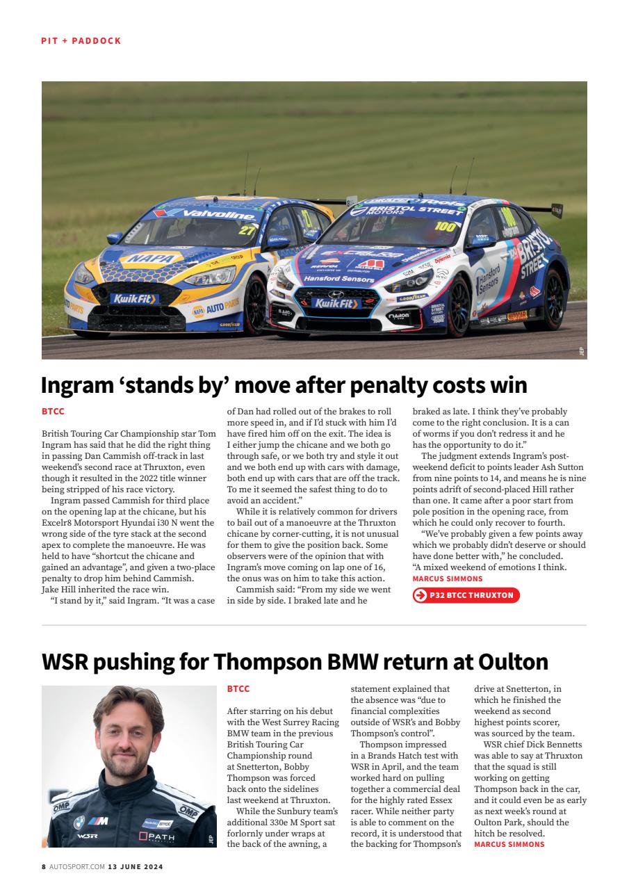 Autosport Preview Pages