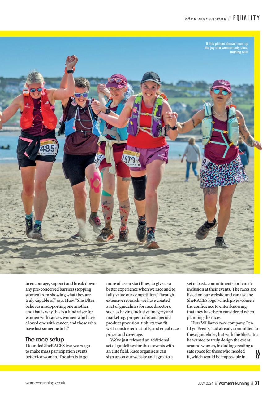Women’s Running Preview Pages