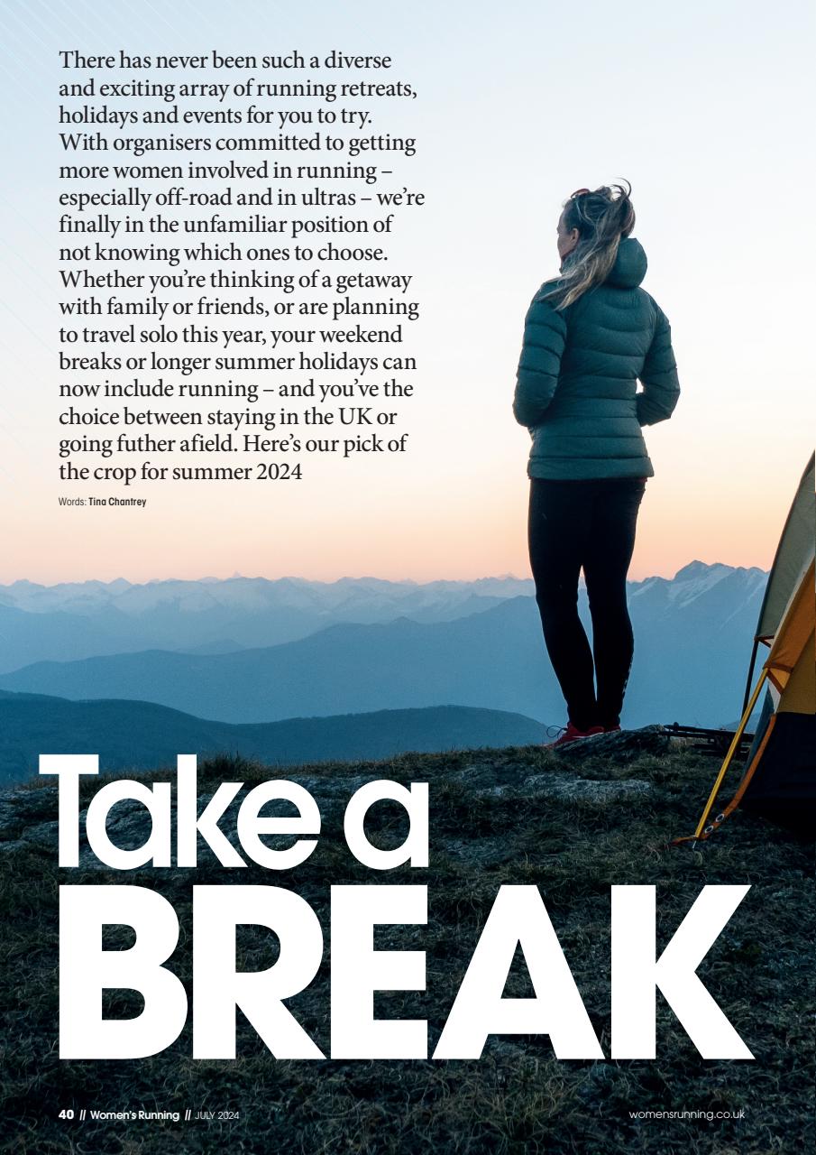 Women’s Running Preview Pages