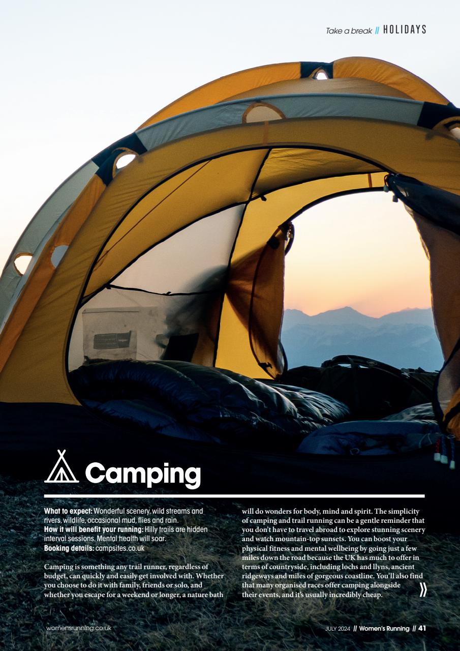 Women’s Running Preview Pages