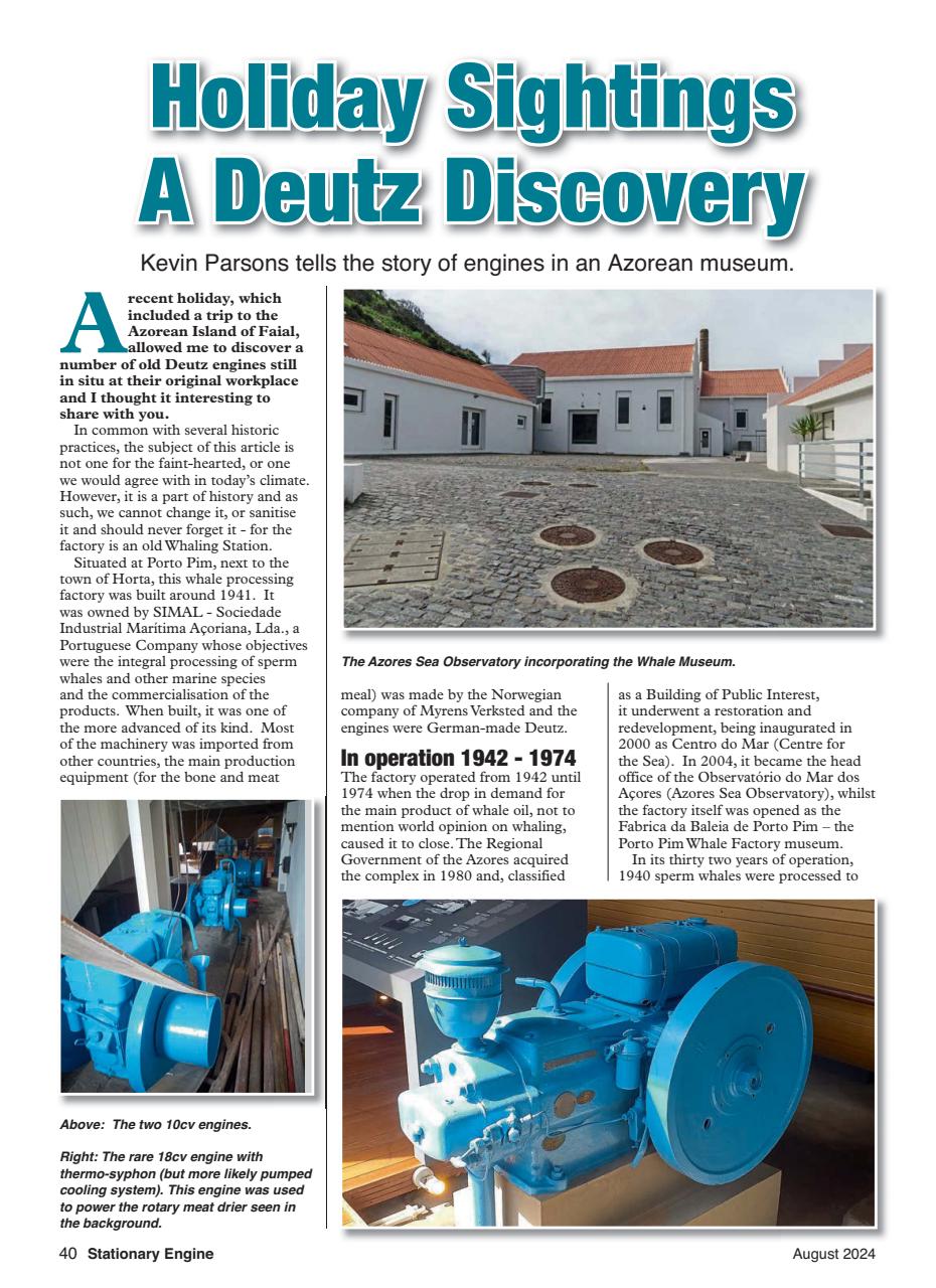 Stationary Engine Preview Pages