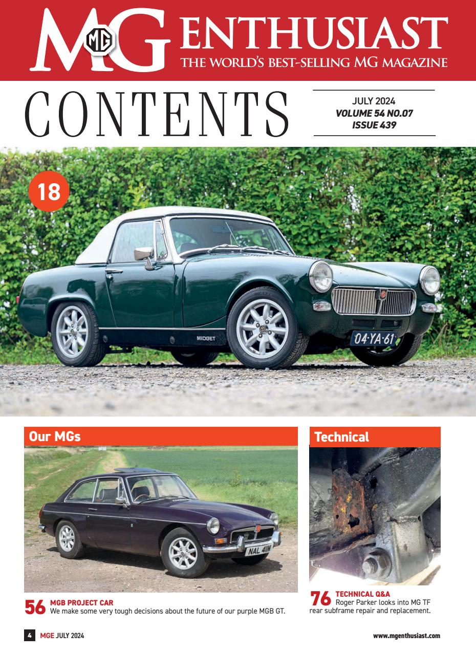 MG Enthusiast Preview Pages