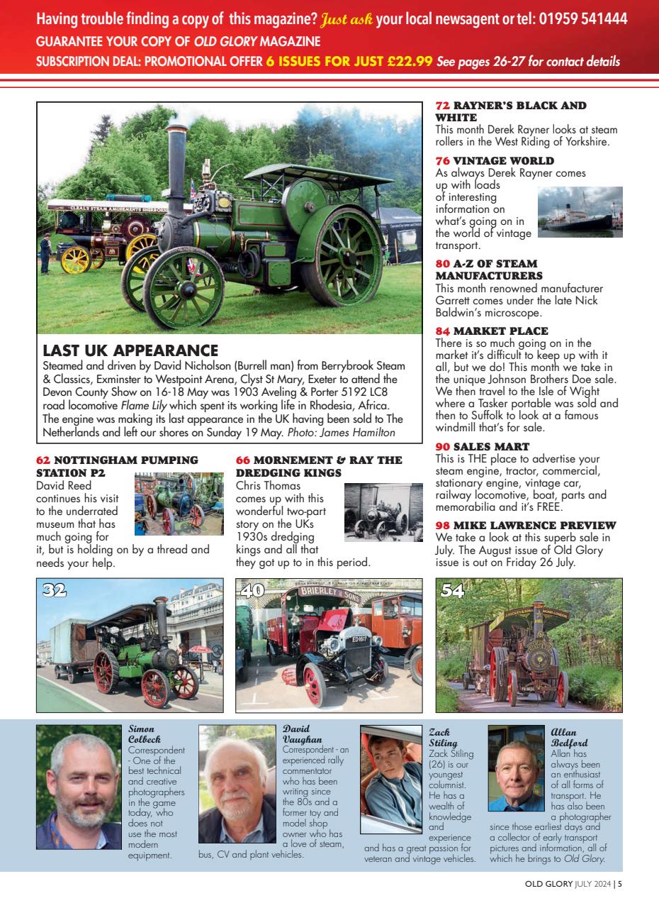 Old Glory Magazine Preview Pages