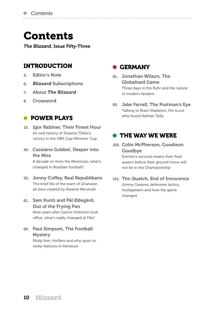 The Blizzard Preview Pages