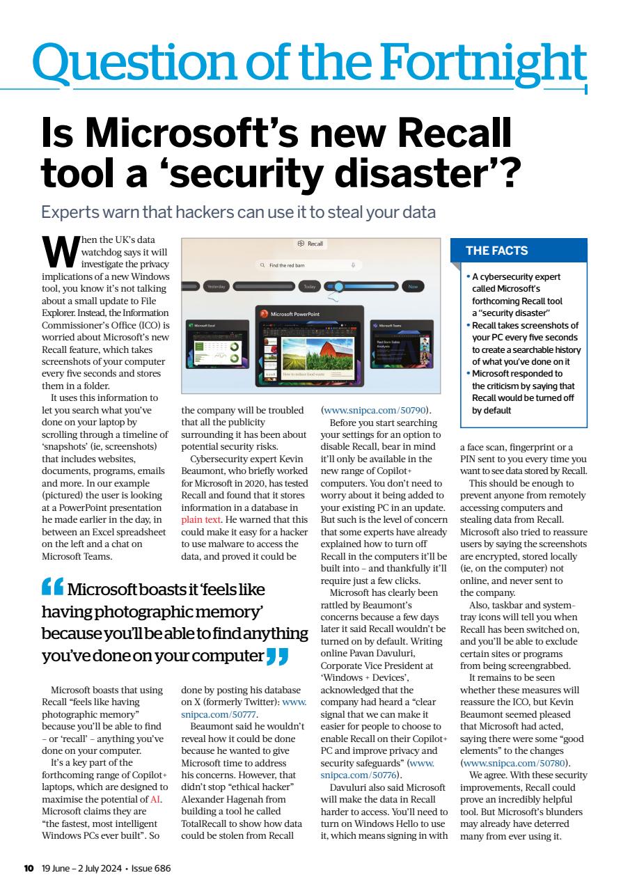 Computer Active Preview Pages