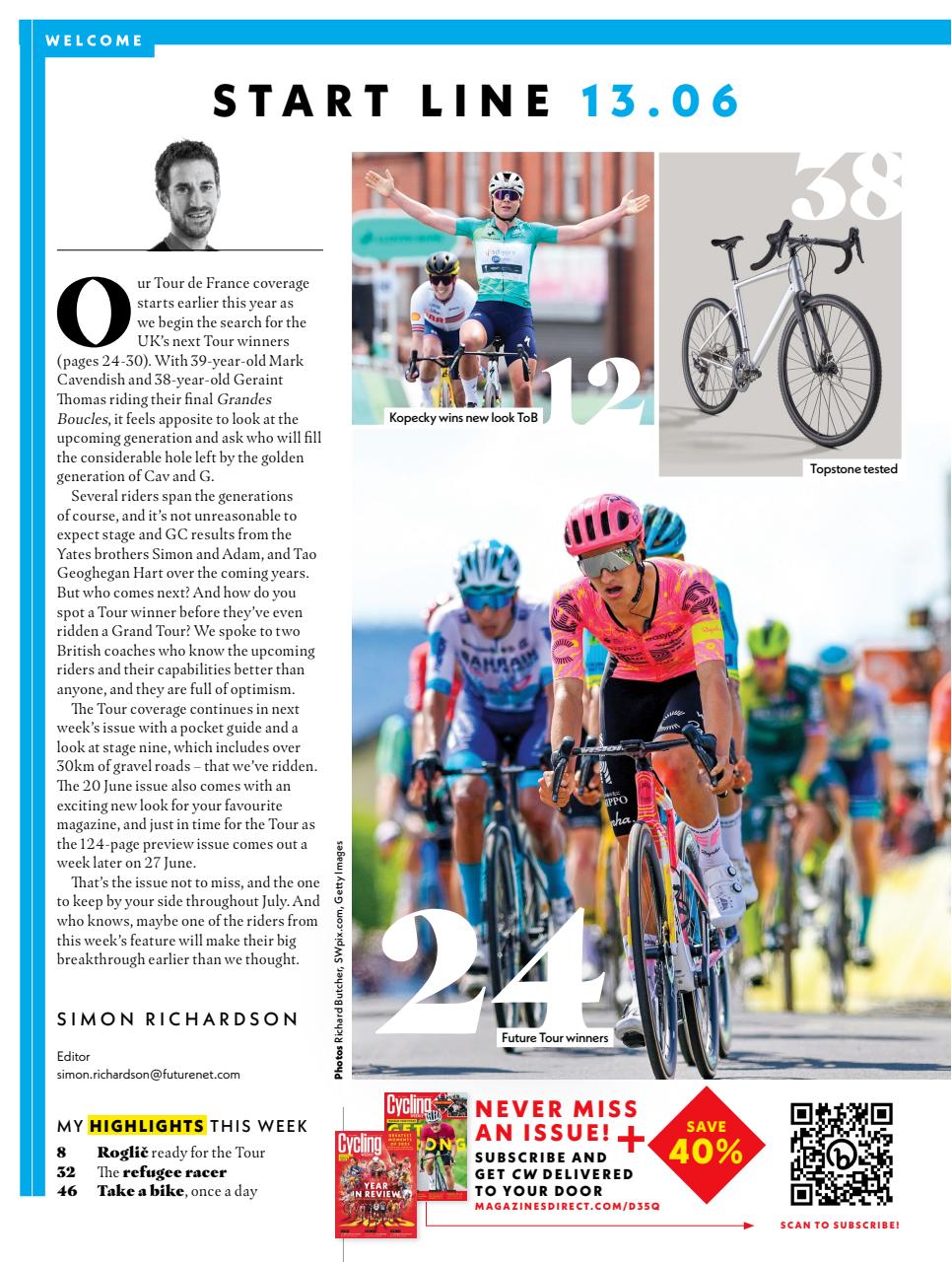 Cycling Weekly Preview Pages