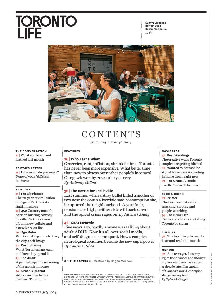 Toronto Life Preview Pages