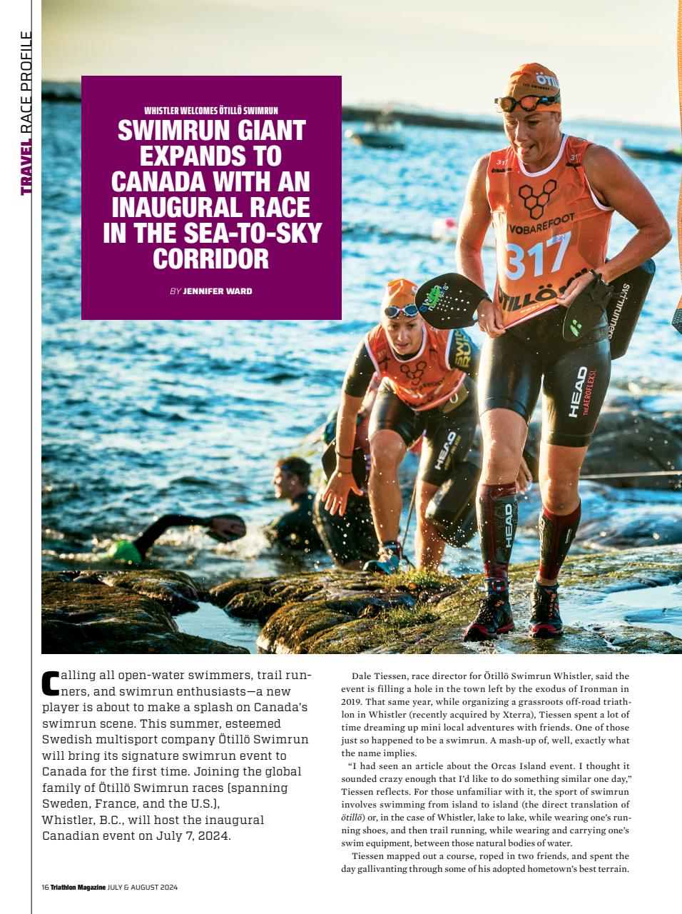 Triathlon Magazine Canada Preview Pages