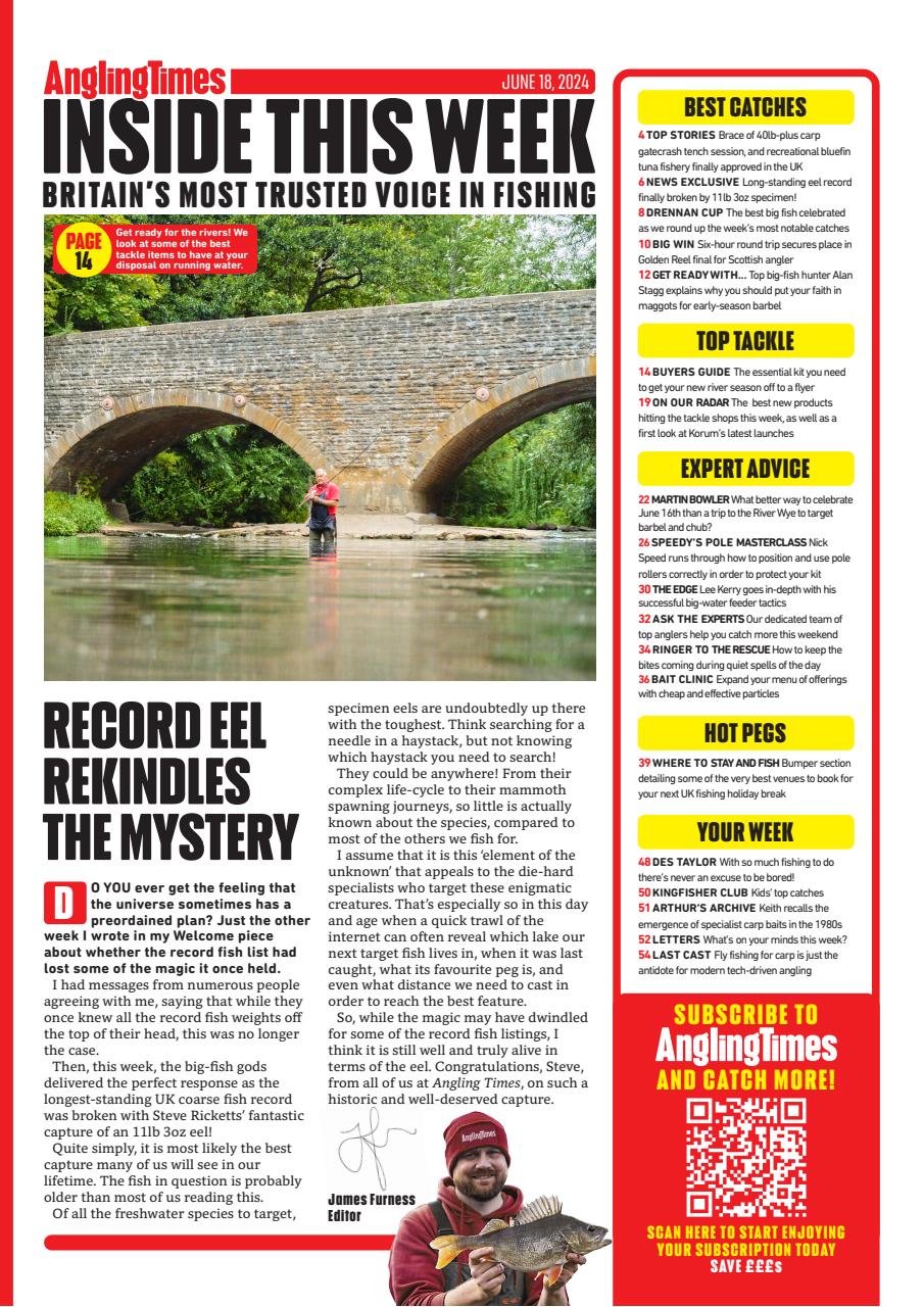 Angling Times Preview Pages