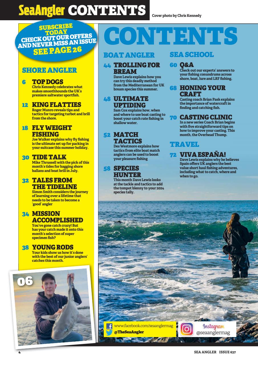 Sea Angler Preview Pages