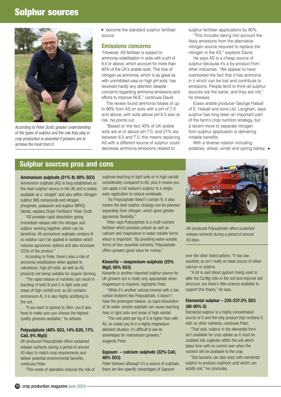 Crop Production Magazine Preview Pages
