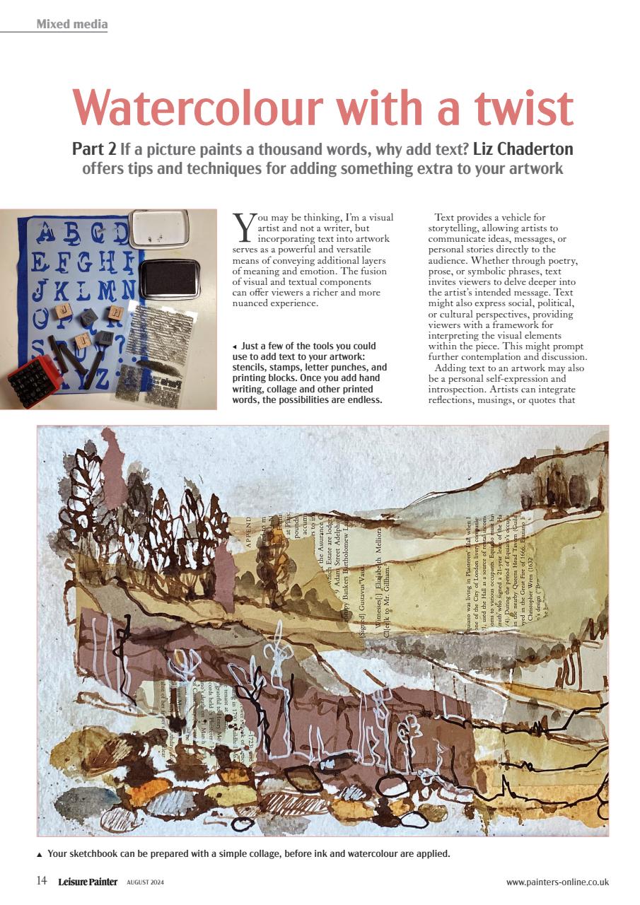 Leisure Painter & The Artist Preview Pages