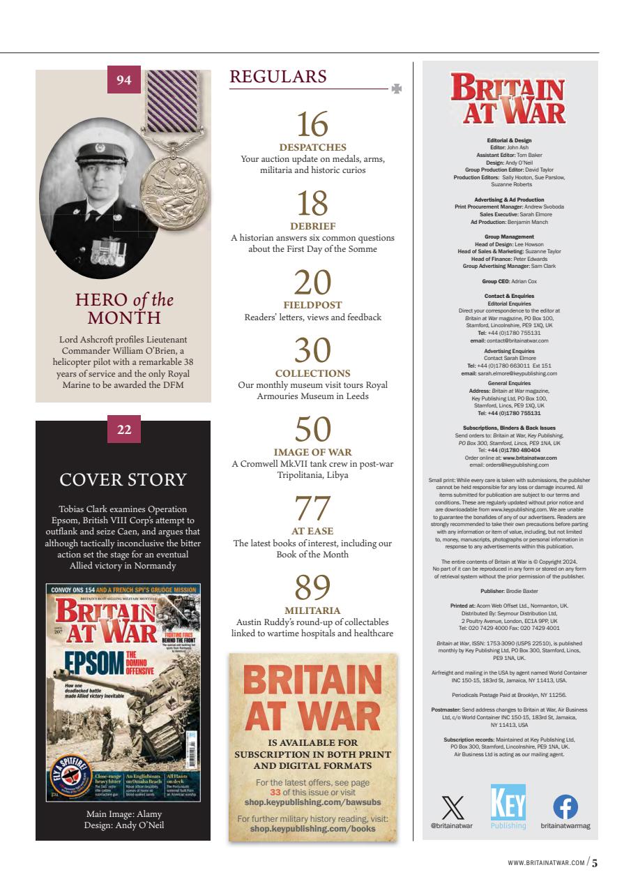 Britain at War Magazine Preview Pages