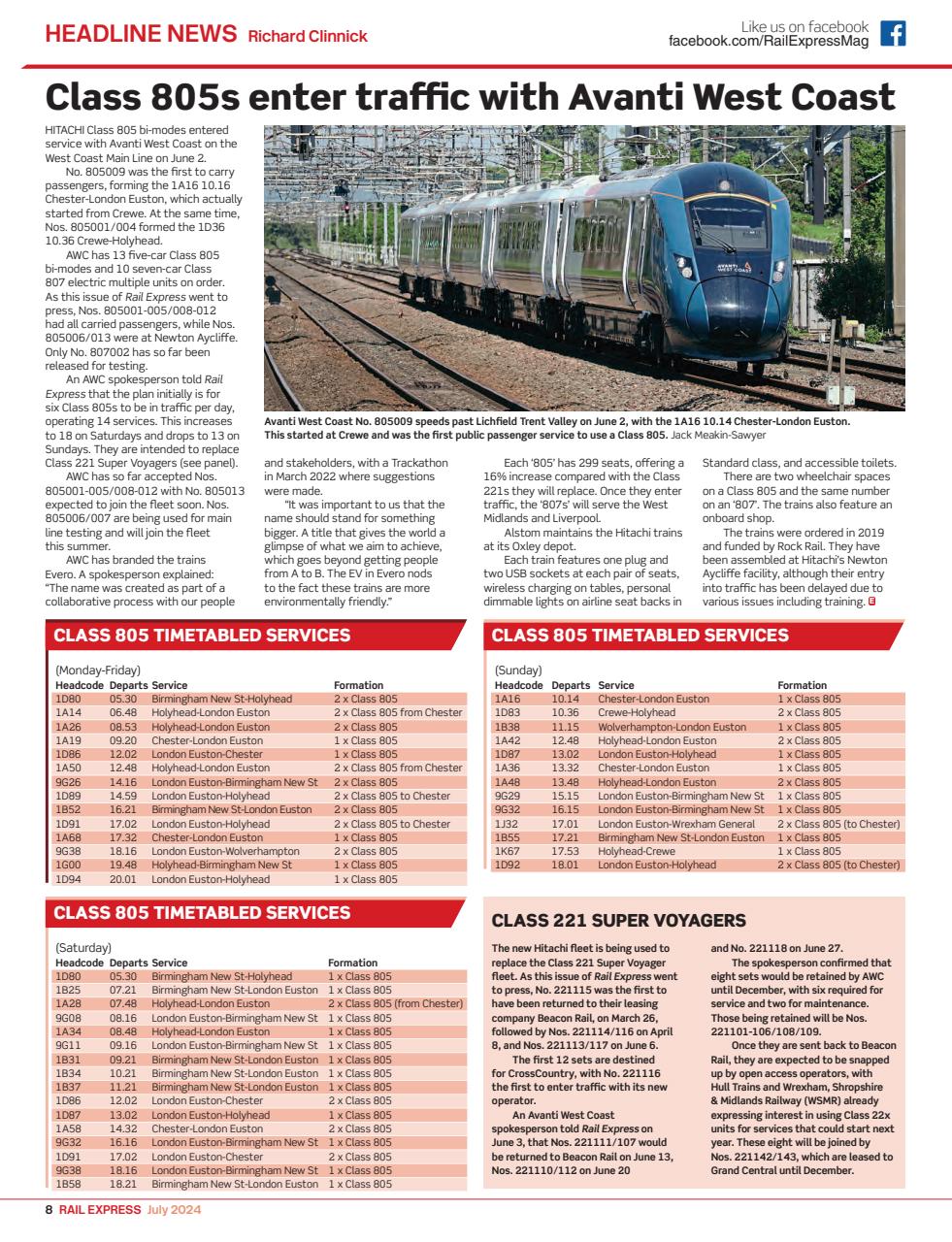 Rail Express Preview Pages