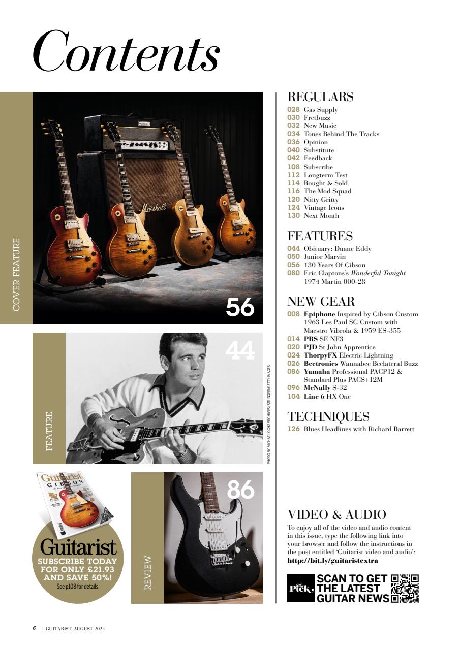 Guitarist Preview Pages
