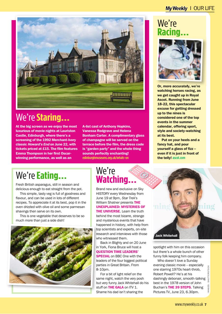 My Weekly Preview Pages