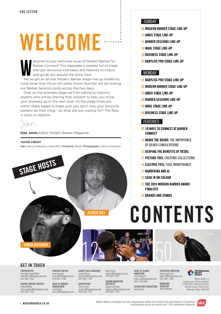 Modern Barber Preview Pages