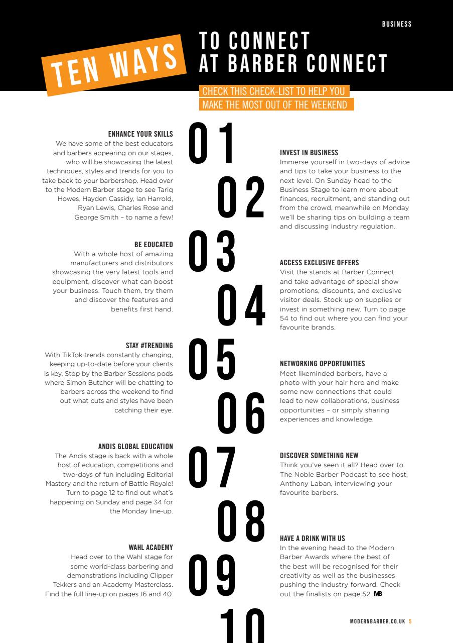 Modern Barber Preview Pages