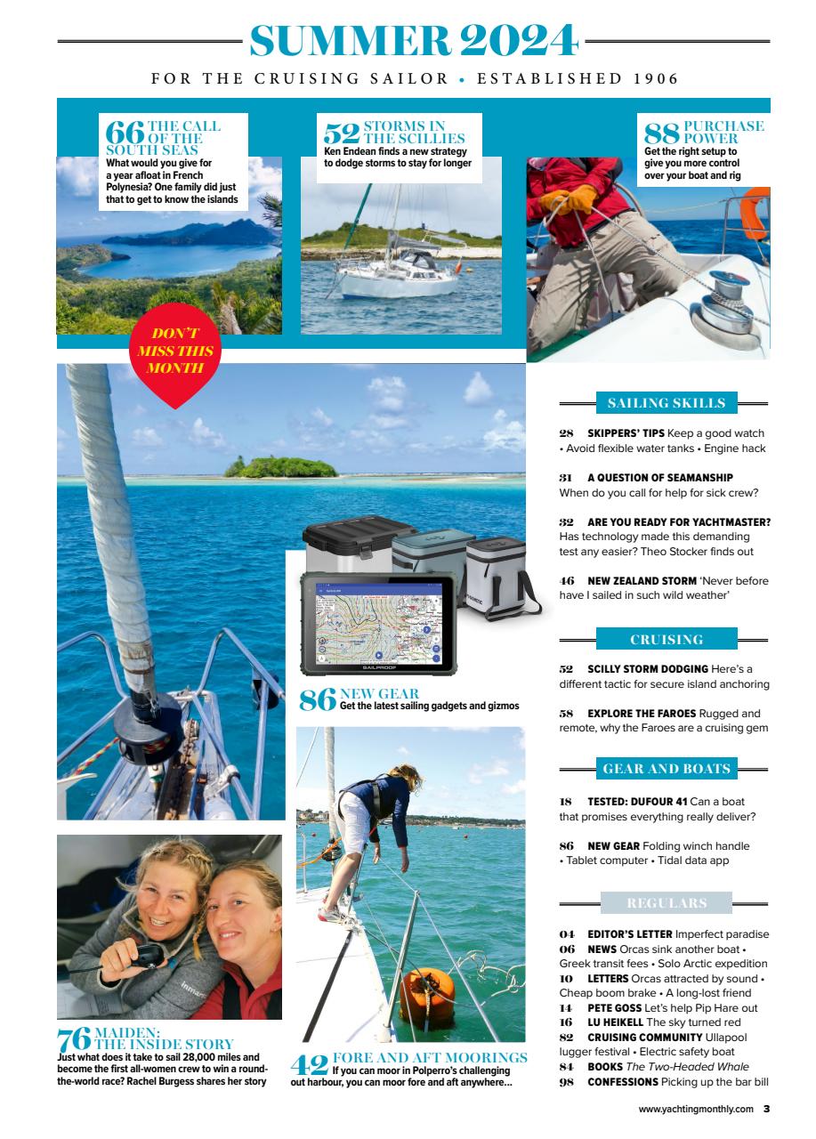 Yachting Monthly Preview Pages
