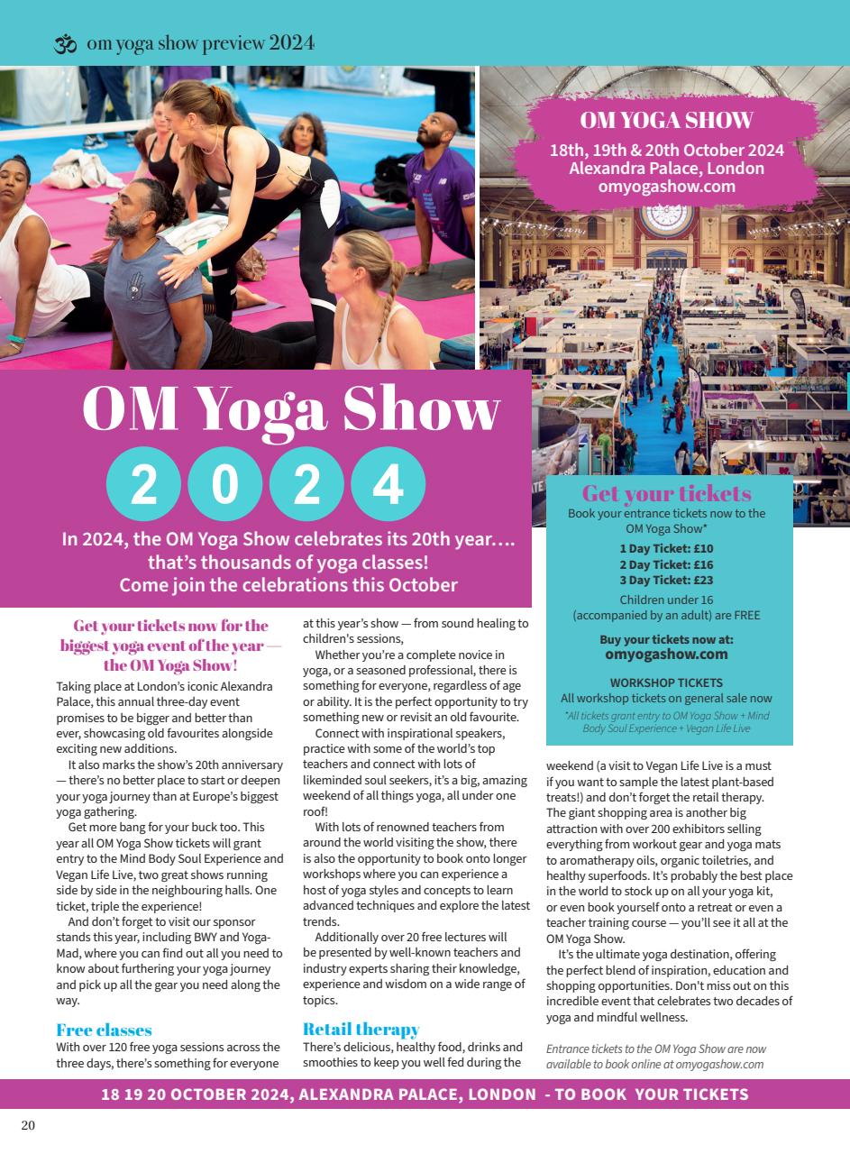OM Yoga Magazine Preview Pages