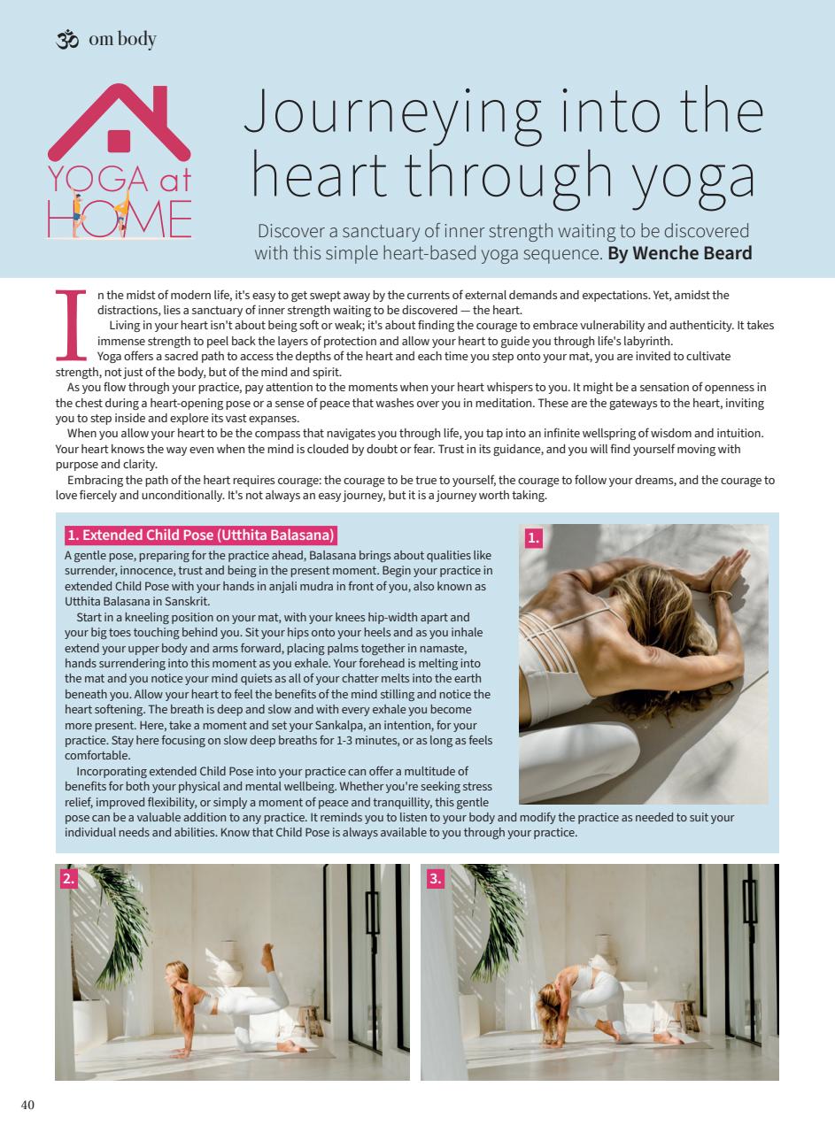 OM Yoga Magazine Preview Pages