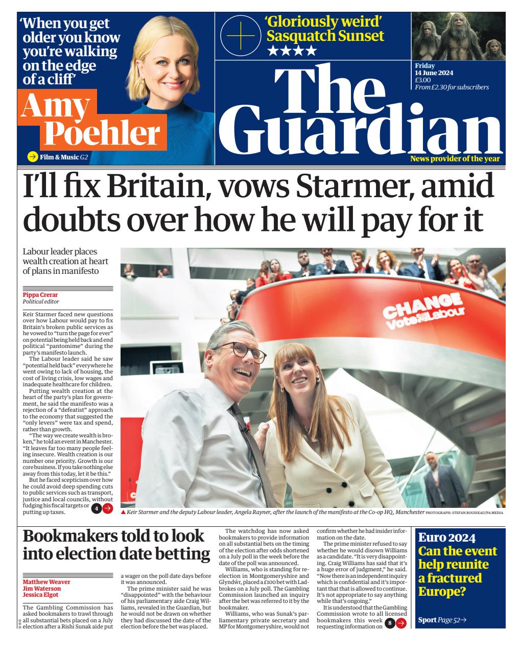 The Guardian Newspaper Preview Pages