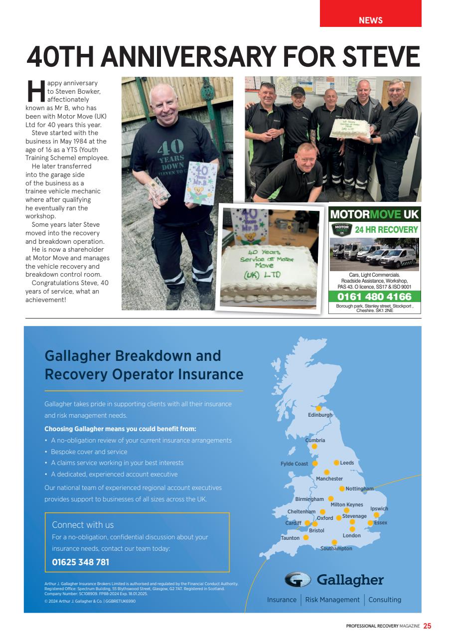 Professional Recovery Magazine Preview Pages