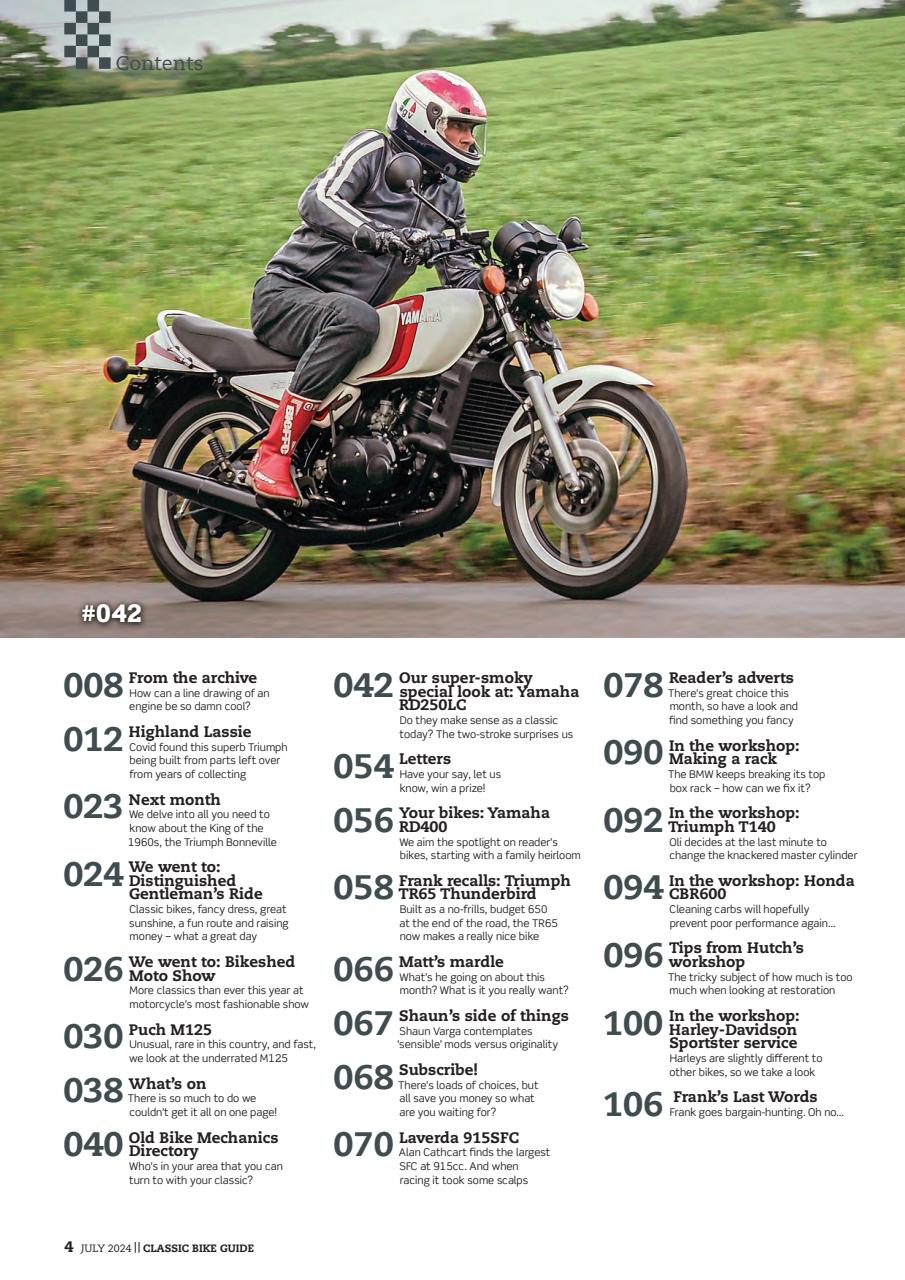 Classic Bike Guide Preview Pages