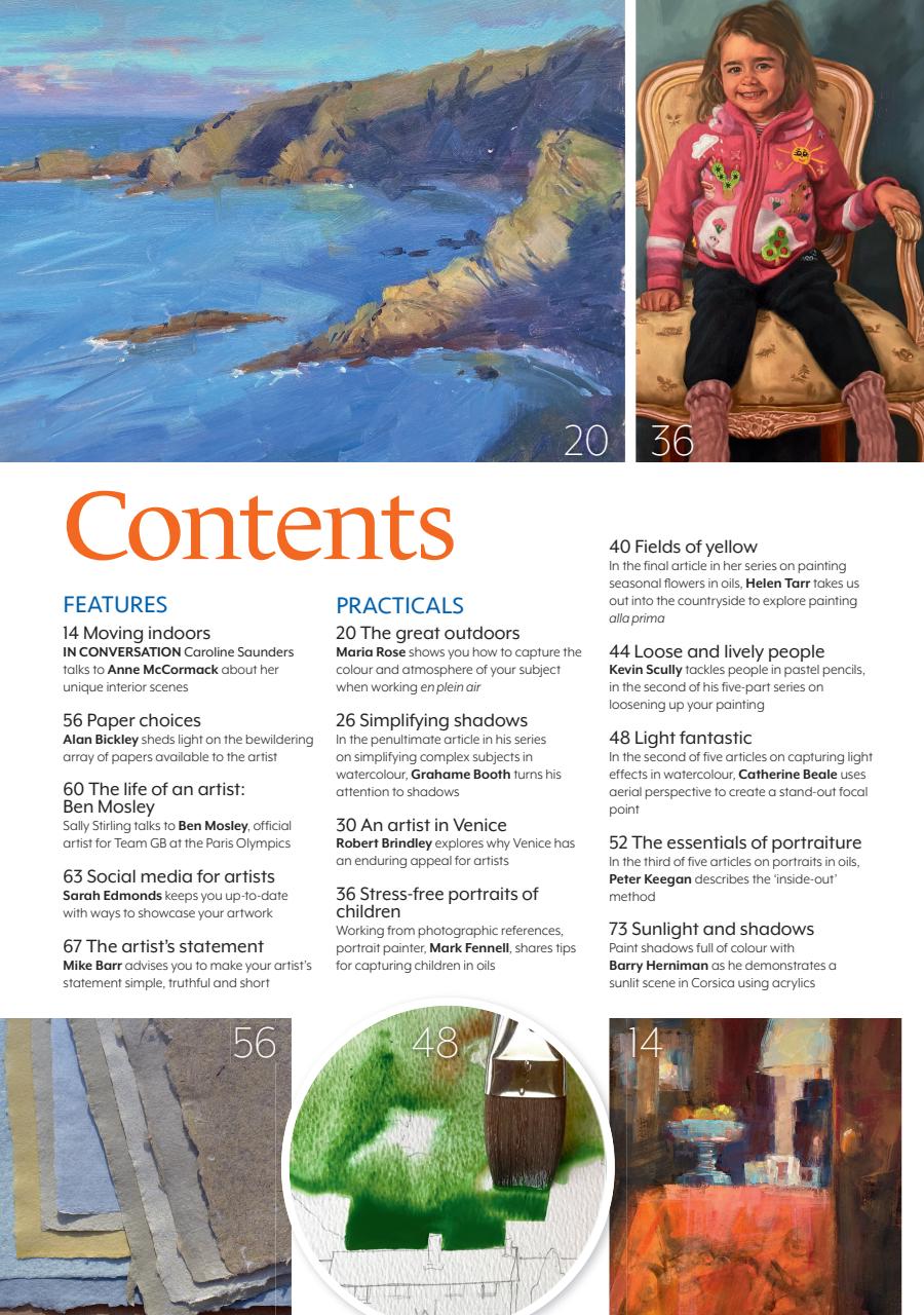 The Artist Preview Pages