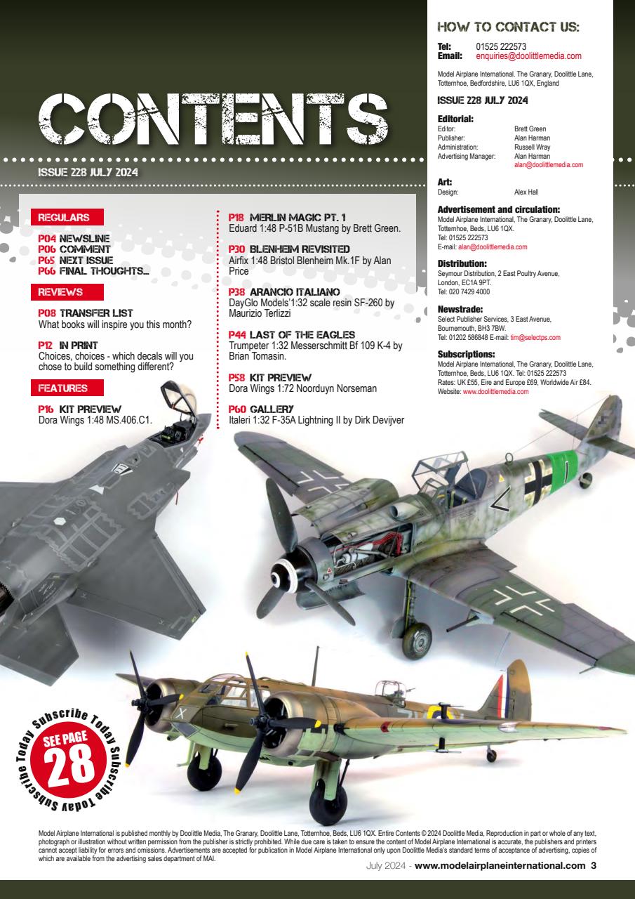 Model Airplane International Preview Pages