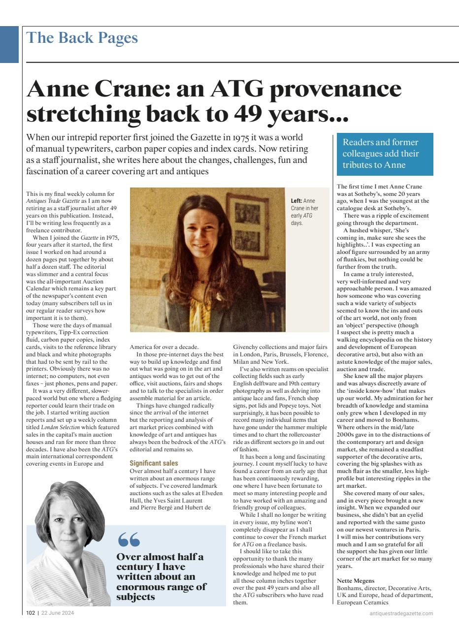 Antiques Trade Gazette Preview Pages