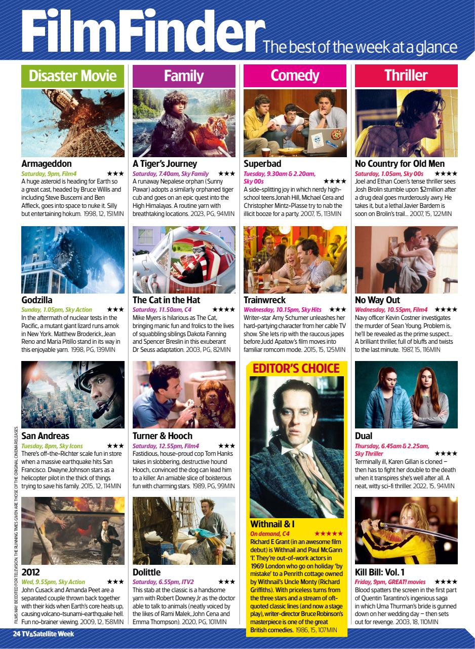 TV & Satellite Week Preview Pages