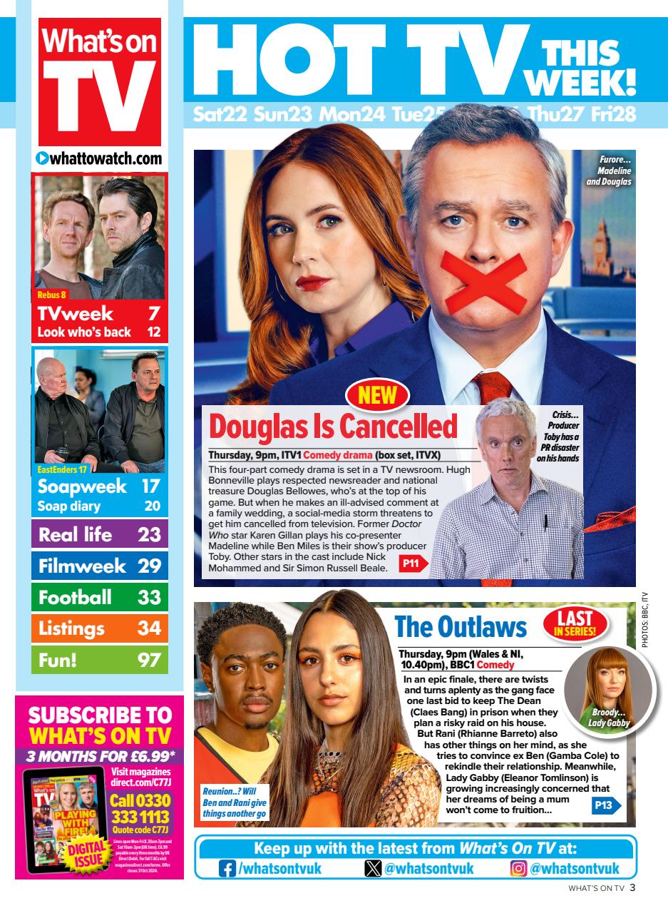 What's on TV Preview Pages