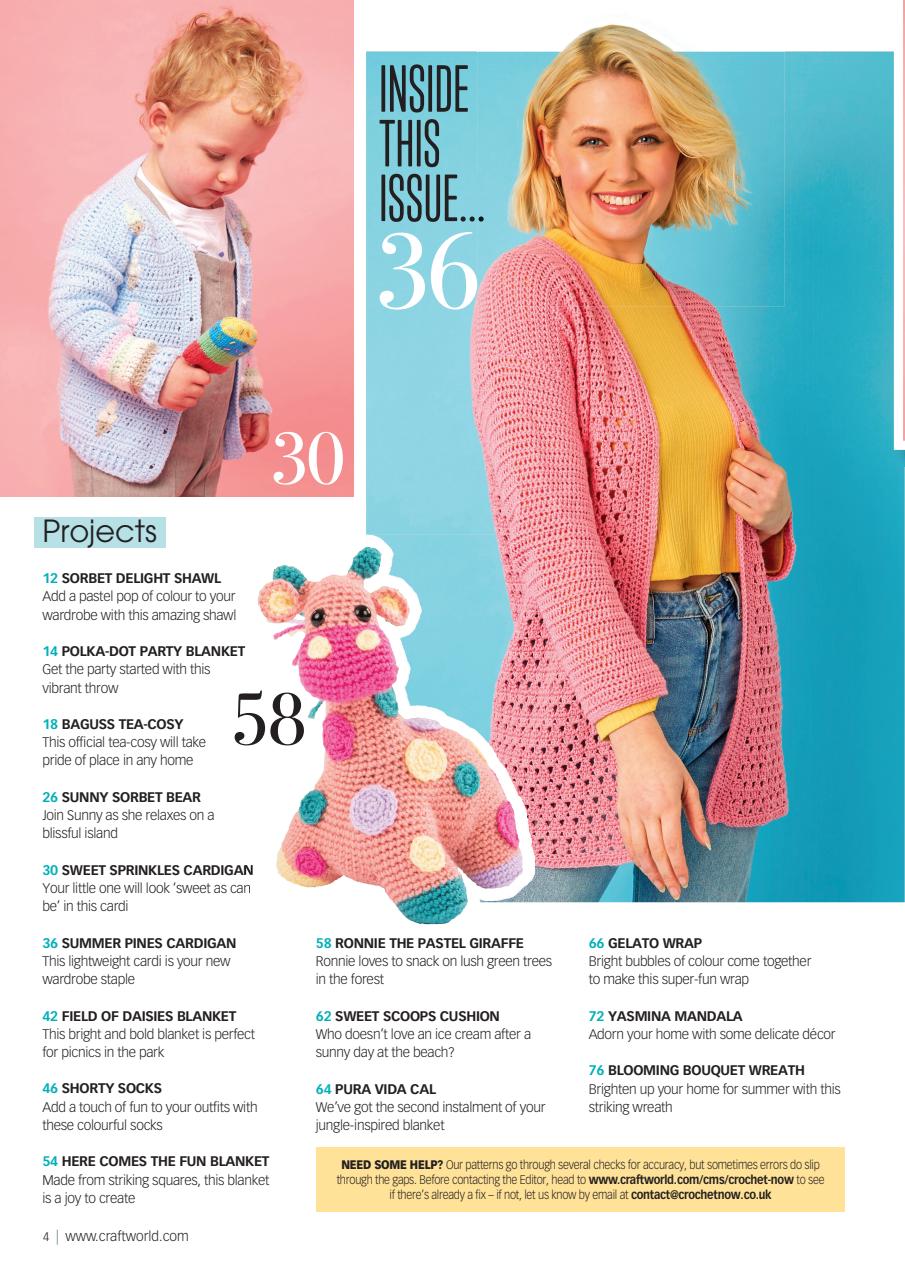Crochet Now Magazine Preview Pages