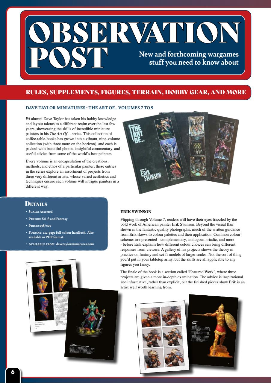 Wargames Illustrated Preview Pages