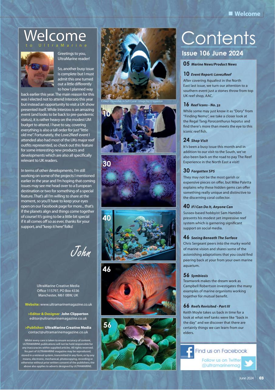 UltraMarine Magazine Preview Pages