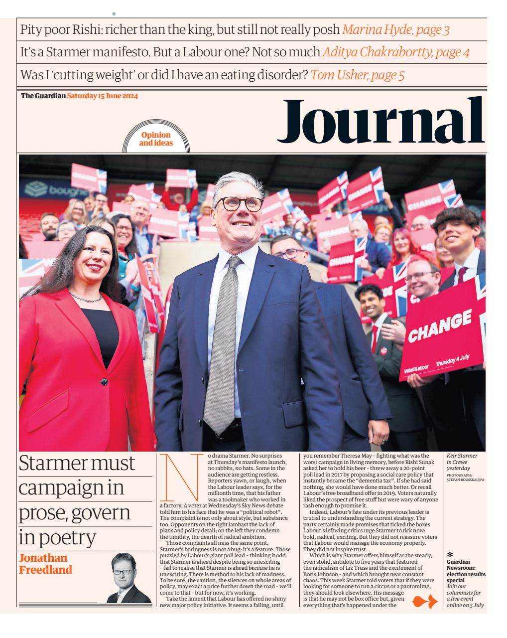 The Guardian Newspaper Preview Pages