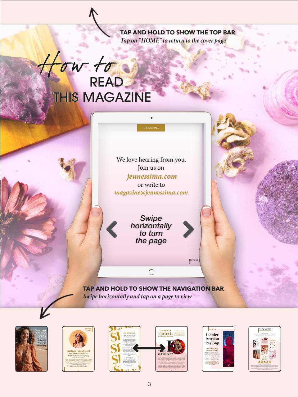 Jeunessima Magazine Preview Pages